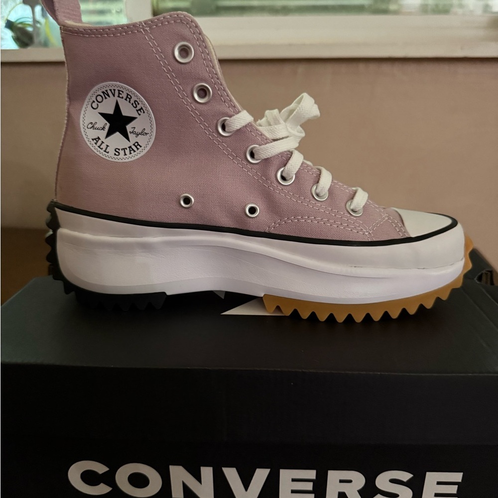 Converse Lilac Platform High-Tops